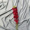 Simulação andorinha grande única arranjo de flores para auditório de casamento fileira de teto flores falsas hotel flor decoração suave flores falsas atacado