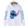 Sudaderas con Capucha Estampadas de Dibujos Animados de la Serie Lilo & Stitch Más Vendidas en Aliexpress para Niños y Niñas
