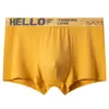 Al por mayor HELLO ropa interior para hombre antibacteriana cómoda cintura simple suave personalidad calzoncillos tipo bóxer calzoncillos tipo bóxer