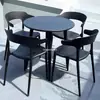 Mesas y Sillas de Exterior, Mesas y Sillas para Reuniones en el Patio, Muebles de Exterior al Aire Libre para el Ocio, Impermeables y a Prueba de Sol, para Beber Té, Café, Té de Leche en el Patio, Populares en Redes Sociales