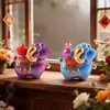 Oveja de la Suerte Trae Tesoros: Figuritas Alegres de Moda en Caja Sorpresa, Decoraciones Creativas de Caja Sorpresa Estilo Chino, Artesanías, Cajas Sorpresa Más Vendidas Famosas en Internet