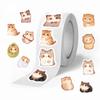 500 hojas/rollo rollo rollo rollo pegamento cinta adhesiva caliente transfronteriza ojo grande gato pegamento mano cuenta material decorativo sobre sellado pegamento