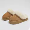 Pantuflas Esponjosas para Mujer Calzado de Exterior 2026 Estilo Nuevo Otoño Invierno Suela Gruesa Botas de Nieve Forradas de Terciopelo Punta Cerrada Medias Pantuflas Zapatos de Algodón para Exteriores