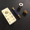 Placa grande 18mm acessórios quatro em um conector de placa de soldagem de móveis totalmente em alumínio placa em favo de mel laminado de liga de alumínio guarda-roupa de lavagem