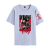 Leyenda de estilo espada Berserk, talla europea, comercio exterior, impresión transfronteriza, popular, talla grande, delgada, pareja, estudiante, cuello redondo, manga corta