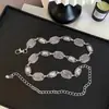 Corrente de Cintura Borboleta de Metal Prateado, Cinto de Corrente Boho Retrô, Acessório de Moda Feminino de Alta Qualidade para Combinar com Saias
