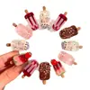 Pinza para el pelo linda de helado estilo coreano para niños y niñas, accesorio para el pelo con diseño de dibujos animados para flequillo