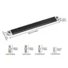 Llave de carraca multifuncional universal de doble cabeza extendida, llave de extensión descentrada que ahorra mano de obra