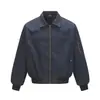 AW8817 Moda callejera americana de alta calidad diseño bordado estructurado para hombre ajuste holgado engrosada resistente al viento de invierno con cuello chaqueta de algodón
