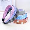 Diadema de lazo de tela ancha de perlas de nuevo estilo, diadema envolvente, hebilla para la cabeza, tienda de 2 yuanes, accesorios para el cabello, accesorios para la cabeza
