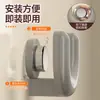 Estante para pantuflas de baño, tipo ventosa, montado en la pared sin taladro, modelo nuevo, estante colgante con drenaje de agua, estante de almacenamiento con ganchos, en forma de U