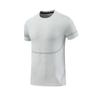 Ropa de secado rápido Camiseta deportiva de secado rápido para hombre, de manga corta, transpirable, de verano, holgada, de seda helada, para entrenamiento físico, para correr