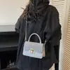 Bolso de Nicho Nuevo 2025 para Mujer, Moda Retro, Casual, Simple, Bolso de Hombro Cruzado, Bolso Cuadrado Pequeño de Alta Gama