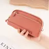 Nueva Cartera de Piel Genuina para Mujer 2025, Gran Capacidad, Billetera Larga de Piel Genuina Versátil, Bolso para Teléfono Móvil