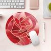 Mouse Pad Redondo de Mármore para Meninas de Escritório, Estilo Ins, Fresco e Simples, Mouse Pad Espessado, Direto do Fabricante