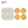 Afortunado, buena suerte, seguro, feliz, rico, longevidad, monedas de cobre vintage Nanshan, bendición, molde para decoración de pasteles