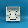 Material PVC Retardante de Chama Tipo 86 Caixa de Junção de Tomada de Interruptor Caixa Base Suporte de Lâmpada Caixa Base Caixa de Junção Caixa Exposta Caixa de Fios
