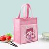 Bolsa Lancheira Infantil Desenho Animado Fofo, Bolsa Tote Grande Portátil de Armazenamento Impermeável em Tecido Oxford, Bolsa para Lanche Frutas