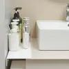 Painel de extensão para bancada de cozinha, painel para preencher vãos, prateleira de armazenamento de parede sem furos, divisória de mesa para vãos estreitos