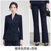 Traje de moda para mujer de doble botonadura 2026 otoño e invierno atuendo profesional manga larga OL elegante traje formal