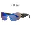 Gafas de Sol Sin Montura de Liquidación 80035 Estilo Europeo y Americano Gafas de Sol Y2K Ojo de Gato para Hombres y Mujeres Gafas de Sol de Moda Transfronterizas