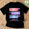 Camiseta Kpop Cazador de Demonios Verano Nuevo Estampado de Tigre HD Algodón Puro Transpirable Camiseta, para Hombres y Mujeres Cuello Redondo Casual Suave