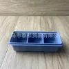 Bandeja de Hielo Grande de Silicona Transfronteriza Molde de Cubitos de Hielo de Grado Alimenticio Molde de Bola de Hielo de Desmoldeo Fácil Congelación Rápida Molde para Hacer Hielo Casero