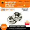 Venta Directa Transfronteriza Tuercas Hexagonales 304316 Acero Inoxidable Tuercas Hexagonales Tornillos Din934 Rosca Fina Rosca Inversa M3-M20