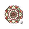 Alfombrilla de ratón redonda con patrón de mandala retro, alfombrilla de ratón gruesa para oficina, fábrica de origen, descuento por cantidad grande