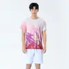 Nuevos Uniformes de Bádminton Conjuntos para Hombre y Mujer Manga Corta Ropa Deportiva Uniformes de Entrenamiento Competición Equipo Verano Secado Rápido Tenis de Mesa Bádminton Uniformes Personalizados