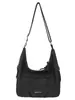 Bolso Casual Simple tipo Bollo 2025 Nueva Moda Bolso de Hombro Textil Gran Capacidad Viaje Commuter Bolso Cruzado Versátil