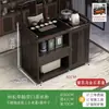 Mesa de Chá Pequena Móvel para Casa Mesa de Chá Madeira Maciça Carrinho de Chá Chaleira de Água Armário de Chá Integrado com Rodas Mesa Lateral de Chá Bandeja de Chá Kung Fu