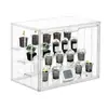 Caja de almacenamiento transparente mini invernadero con orificios de ventilación personalizables, caja de almacenamiento a prueba de polvo para figuras, caja de exhibición acrílica de caja sorpresa