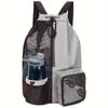 Bolsa de Natación Popular Transfronteriza Mochila de Malla con Cordón con Bolsa Húmeda Mochila de Playa para Exteriores Vadeo Gimnasio