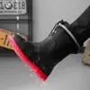 Botas de lluvia para hombre hasta el tobillo, impermeables, antideslizantes y duraderas, adecuadas para pescar, uso en la cocina y trabajo general
