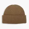 [Personalizado] Venta Directa de Fábrica Gorro de Lana Tejido Multicolor con Logo Bordado Cálido para Exteriores Antibacteriano con Puño Gorro para el Frío