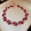Conjunto de brincos e colar com franja em forma de gota d'água cravejado de diamantes, corrente para clavícula exagerada atmosférica europeia e americana, joias de luxo leve de alta qualidade, atacado