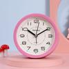 Reloj Despertador Nórdico Simple Estudiante Mesita de Noche Reloj Silencioso Adorno de Escritorio Multifuncional Reloj de Escritorio Pequeño Reloj de Cuarzo