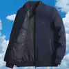 Jaqueta Esportiva Leve com Proteção Solar para Homens, Jaqueta Casual com Gola Estilo Camisa, Jaqueta Softshell à Prova de Vento e Resistente à Água