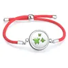 Cuerda Roja Moda Sencilla Difusor de Aceites Esenciales Aromaterapia Caja Pequeña Pulsera Redonda Accesorios de Joyería Caja de Fragancia Decoraciones