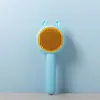 Peine para Mascotas Transfronterizo Peine de Aguja de Acero Inoxidable Peine para Perros Cepillo para Gatos para Eliminar Pelo Suelto Pelo Largo Limpieza Peine de Peluquería