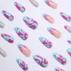 24 Peças de Armadura para Adultos Nova Acabamento Estilo Doce Cool Europeu e Americano Padrão Floral Armadura Removível Transfronteiriça