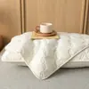 Funda de almohada tipo toalla Clase A Anti-Saliva, Funda para núcleo de almohada Anti-Grasa Capilar, Par de Fundas de Almohada con Capa de Aislamiento Anti-Sudor para Hotel y Casa de Huéspedes