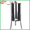Extrator de Mel Modelo Exportação Colmeia 3 Quadros, Extrator de Mel Manual de Aço Inoxidável Três Quadros, Máquina de Centrifugar Mel, Balde de Mel