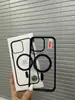 Funda magnética para teléfono Macaron Adecuada para Apple 18Promax Carcasa mate Agujero grande Funda protectora para teléfono Iphone17