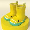 Botas de Lluvia Infantiles de Tiburón Botas de Lluvia para Mujer Niños Bebé Zapatos de Agua Suela Suave Antideslizante Niños y Niñas Pequeños Impermeables de Goma