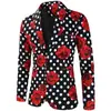 Nuevo Blazer Casual Estampado 3D de Comercio Exterior Primavera/Verano 2026, Traje Británico de Moda Ajustado, Ropa Elegante para Hombre