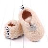 Zapatos de Bebé Mao Mao Invierno con Forro Polar Set Elástico para el Pie Bebé de 0 a 1 Año Zapatos para Bebé Niños y Niñas Suela Suave Zapatos para Niños Pequeños 2691