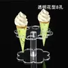 Soporte Exhibidor para Conos de Helado, Soporte para Conos de Leche Caliente, Soporte para Conos de Acrílico Transparente, Soporte para Rollos de Huevo, Cerámica