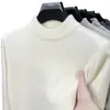 Comercio exterior transfronterizo suéter para hombre de pelo sintético de visón 2026 invierno nuevo engrosado cálido capa base tejido para hombre venta al por mayor
